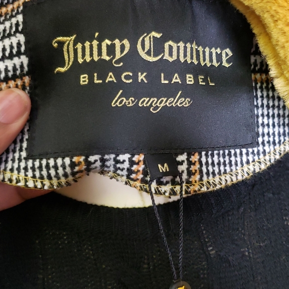 Plaid Jacket with Faux Fur Trim - Picture 5 of 6